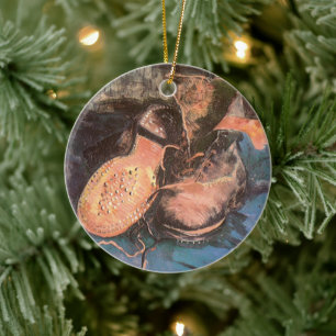 Vincent van Gogh - Stillleben mit einem Paar Schuh Keramik Ornament