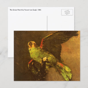 Vincent van Gogh - Stillleben mit grünem Papagei Postkarte