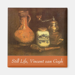 Vincent van Gogh - Stillleben mit Kaffeemühle Magnet