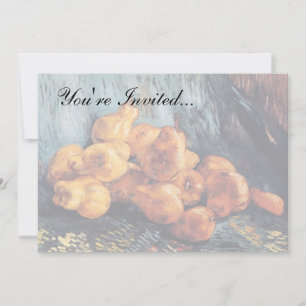 Vincent Van Gogh - Stillleben mit Pears Fine Art Einladung