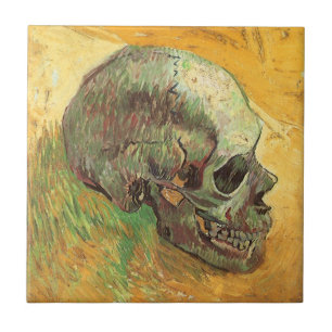 Vincent van Gogh - Stillleben mit Skull Fliese