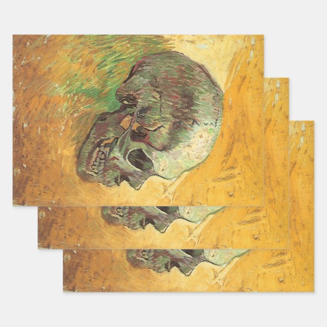 Vincent van Gogh - Stillleben mit Skull Geschenkpapier Set (Set)