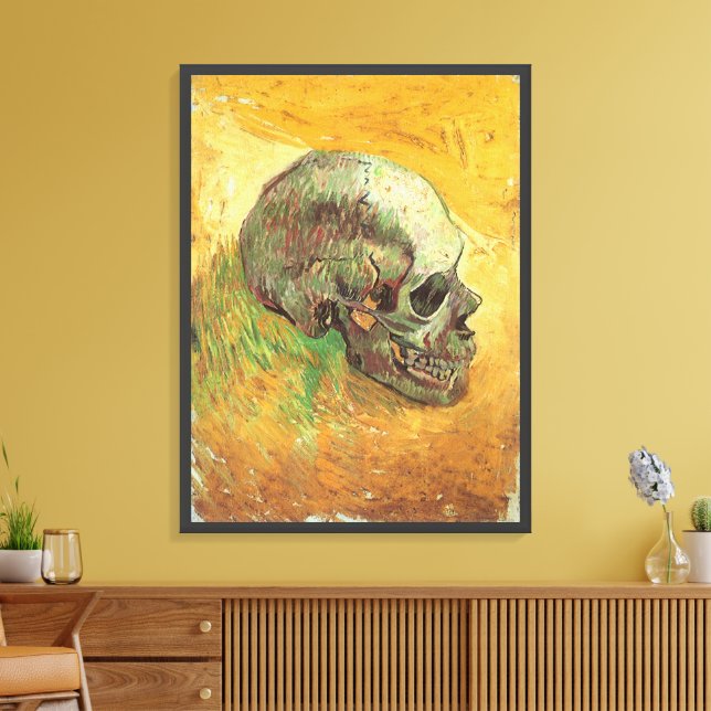 Vincent van Gogh - Stillleben mit Skull Leinwanddruck (Insitu (Wohnzimmer))