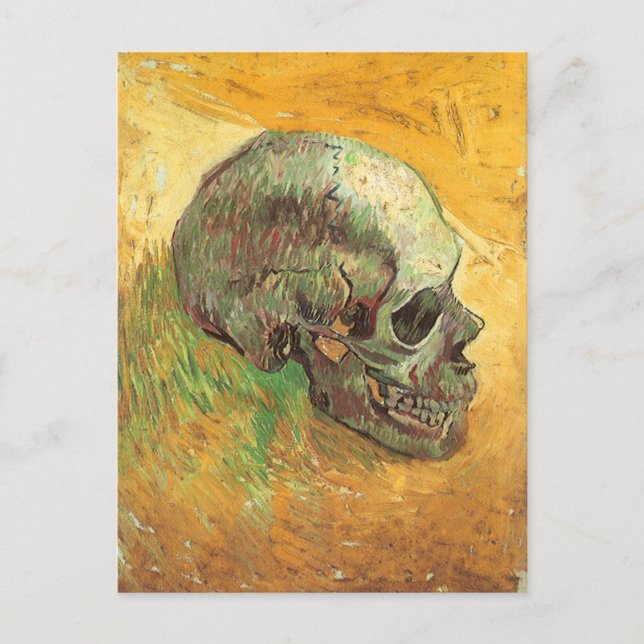 Vincent van Gogh - Stillleben mit Skull Postkarte (Vorderseite)