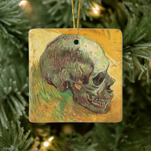 Vincent van Gogh - Stillleben mit Totenkopf Keramikornament
