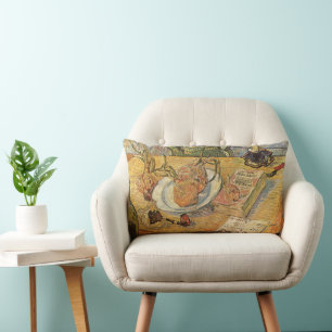 Vincent van Gogh - Stillleben mit Zeichenbrett Lendenkissen
