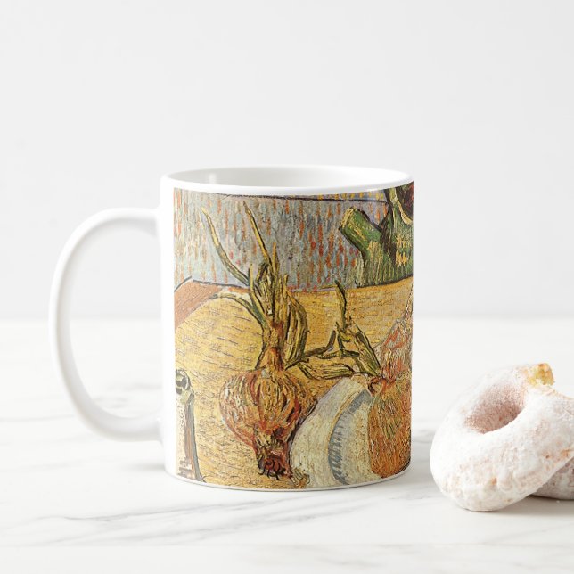 Vincent van Gogh - Stillleben mit Zeichnend Vorsta Tasse (Mit Donut)