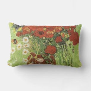 Vincent van Gogh, Stillleben - Rote Mohn... Lendenkissen