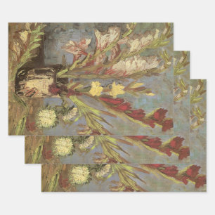 Vincent van Gogh - Stillleben Vasen mit Gladiolen Geschenkpapier Set