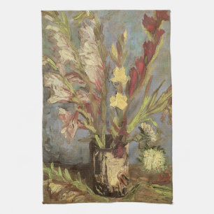 Vincent van Gogh - Stillleben Vasen mit Gladiolen Handtuch