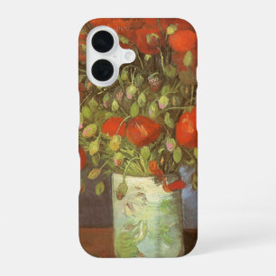 Vincent van Gogh Stillleben Vasen mit roten Mohn iPhone 16 Hülle