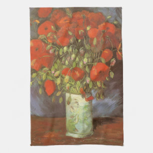 Vincent van Gogh Stillleben Vasen mit roten Mohnbl Geschirrtuch