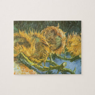 Vincent van Gogh - Stillleben: Vier Schnittblumen Puzzle