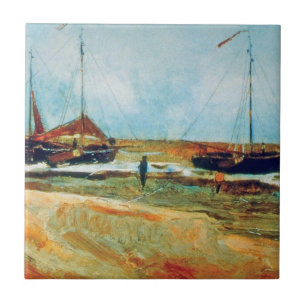 Vincent Van Gogh - Strand von Scheveningen Fine Ar Fliese