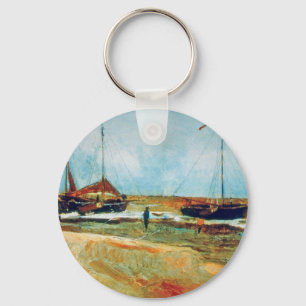 Vincent Van Gogh - Strand von Scheveningen Fine Ar Schlüsselanhänger