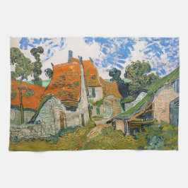 Vincent van Gogh - Straße in Auvers-sur-Oise Geschirrtuch