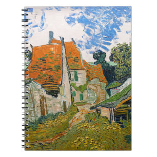 Vincent van Gogh - Straße in Auvers-sur-Oise Notizblock