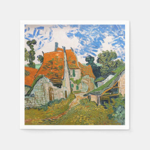 Vincent van Gogh - Straße in Auvers-sur-Oise Serviette