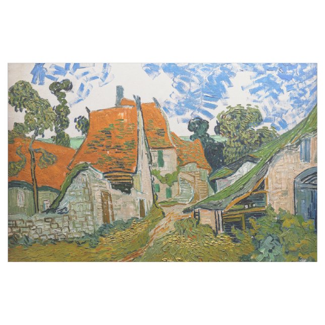 Vincent van Gogh - Straße in Auvers-sur-Oise Stoff (Yard (91,4 cm))