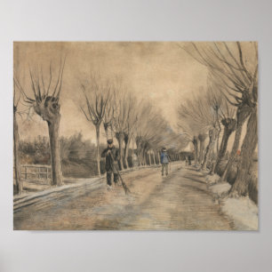 Vincent van Gogh - Straße in Etten Poster