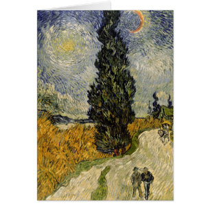 Vincent van Gogh   Straße mit Zypressen, 1890