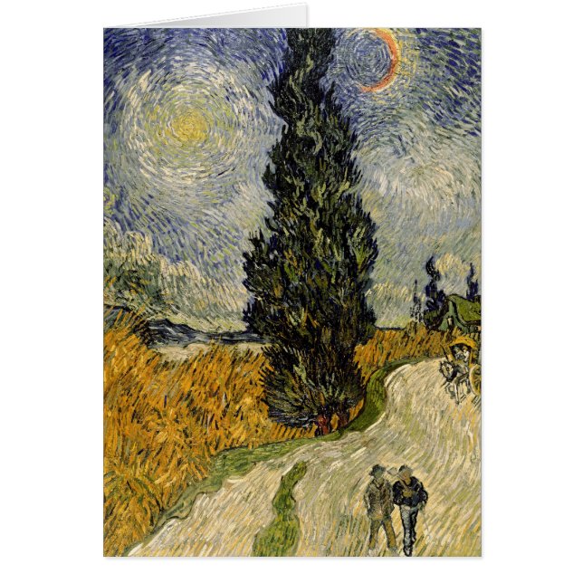 Vincent van Gogh | Straße mit Zypressen, 1890 (Vorne)