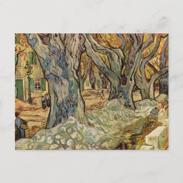 Vincent van Gogh - Straßenarbeiter Postkarte (Vorderseite)