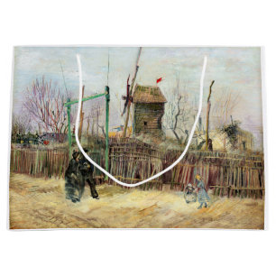 Vincent van Gogh - Straßenszene in Montmartre Große Geschenktüte