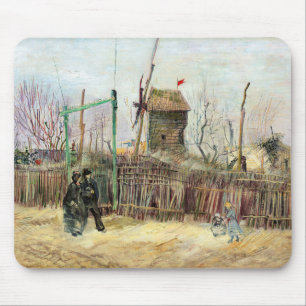Vincent van Gogh - Straßenszene in Montmartre Mousepad