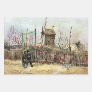 Vincent van Gogh - Street Scene in Montmartre Geschenkpapier Set