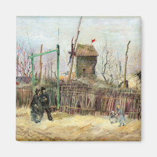 Vincent van Gogh - Street Scene in Montmartre Magnet
