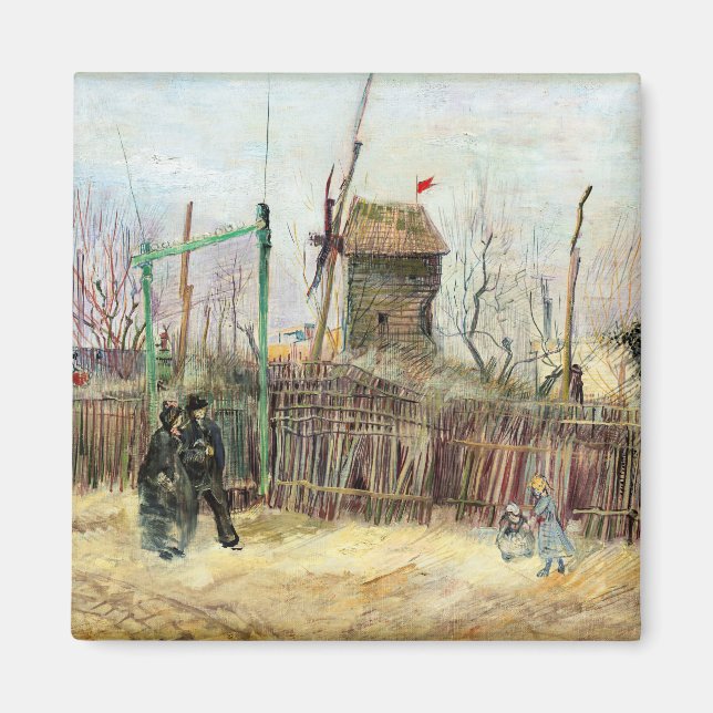 Vincent van Gogh - Street Scene in Montmartre Magnet (Vorne)