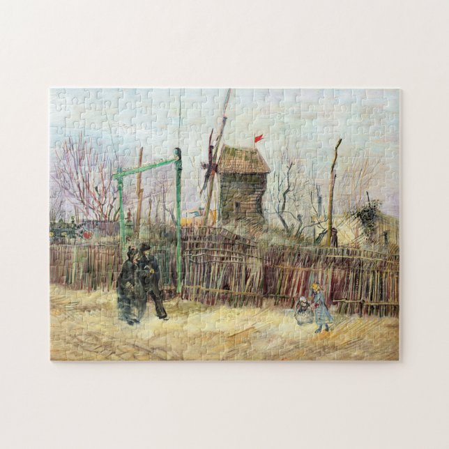 Vincent van Gogh - Street Scene in Montmartre Puzzle (Horizontal)
