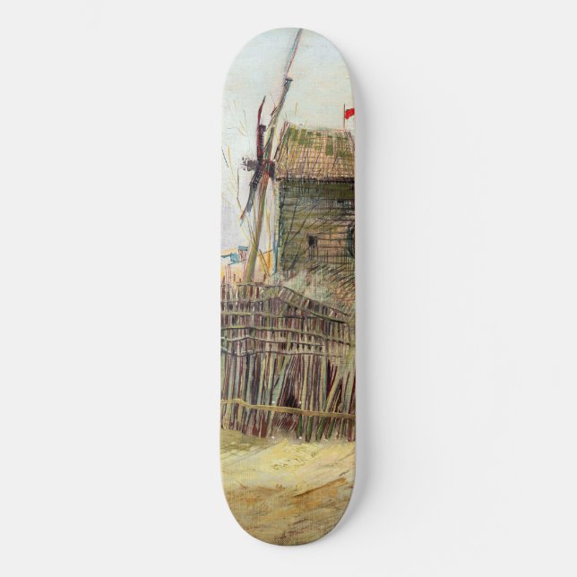 Vincent van Gogh - Street Scene in Montmartre Skateboard (Vorderseite)