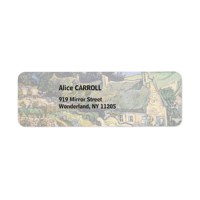 Vincent Van Gogh - Strohdächer in Cordeville (Vorne)