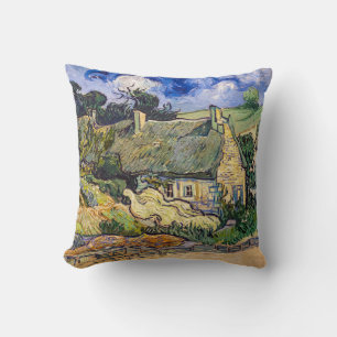 Vincent Van Gogh - Strohdächer in Cordeville Kissen