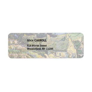 Vincent Van Gogh - Strohdachhäuser in Cordeville