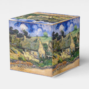 Vincent Van Gogh - Strohdachhäuser in Cordeville Geschenkschachtel