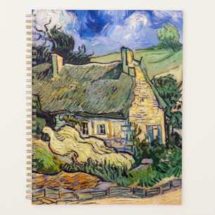 Vincent Van Gogh - Strohdachhäuser in Cordeville Planer