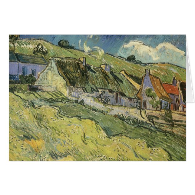 Vincent van Gogh - Strohgepflasterte Hütten (Vorderseite (Horizontal))