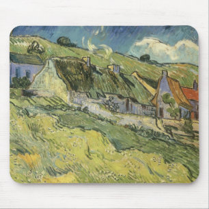 Vincent van Gogh - Strohgepflasterte Hütten Mousepad