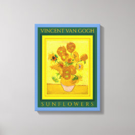 VINCENT VAN GOGH ...SUNFLOWERS Canvas Print Leinwanddruck