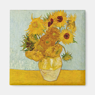 Vincent Van Gogh Sunflowers Magnet