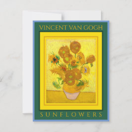 VINCENT VAN GOGH ...SUNFLOWERS POSTCARD POSTKARTE