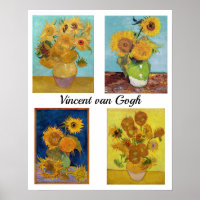 Vincent Van Gogh Sunflowers Serie