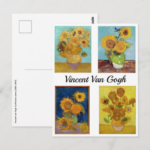 Vincent Van Gogh Sunflowers Serie Postkarte