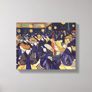 Vincent Van Gogh - Tanzhalle in Arles Leinwanddruck