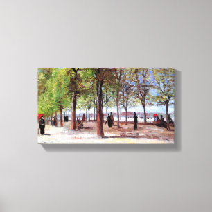 Vincent Van Gogh - Terrasse in Luxembourg Garden Leinwanddruck