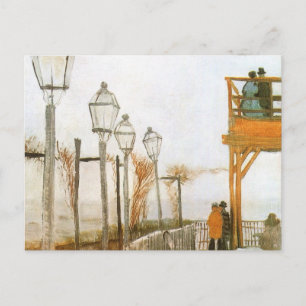 Vincent van Gogh - Terrasse und Aussichtsplattform Postkarte