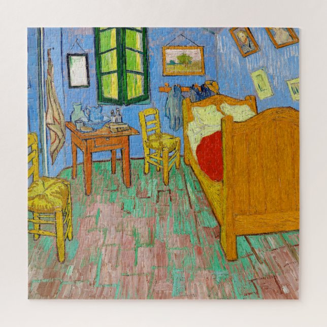 Vincent Van Gogh The Bedroom in Arles Puzzle (Vertikal)